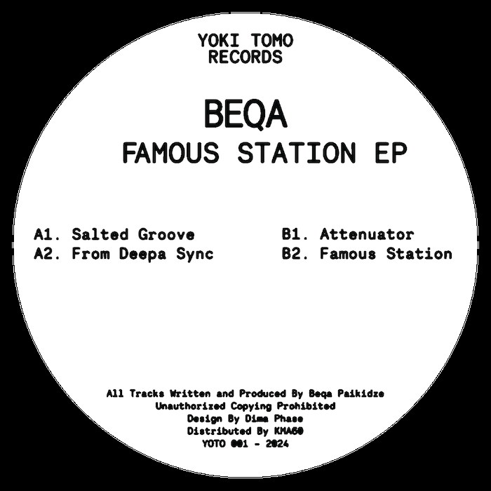 ( YOTO 001 ) BEQA - Famous Station EP ( 12" ) Yoki Tomo Records